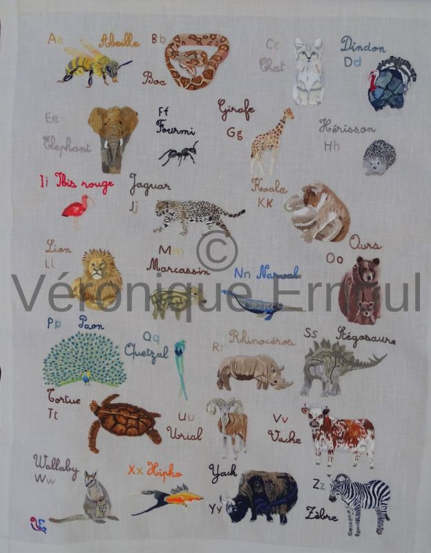 Alphabet des animaux de Noé