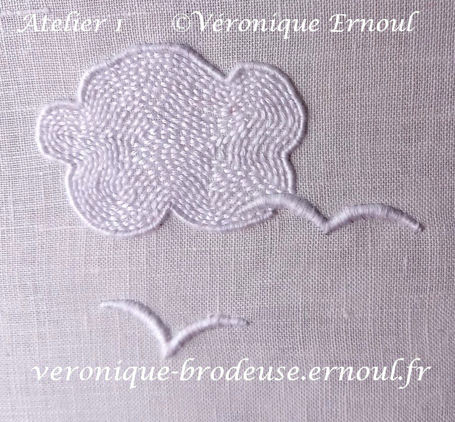 Illustration du cours Entre ciel et terre en broderie blanche